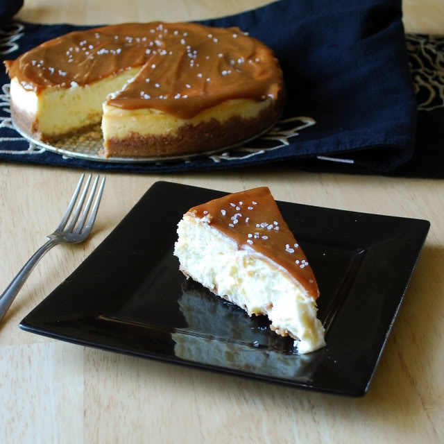 Delightful Nourishment Salted Caramel Dulce de Leche Cheesecake