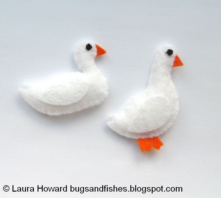 Bugs and Fishes by Lupin How To Make Mini Felt Ducks