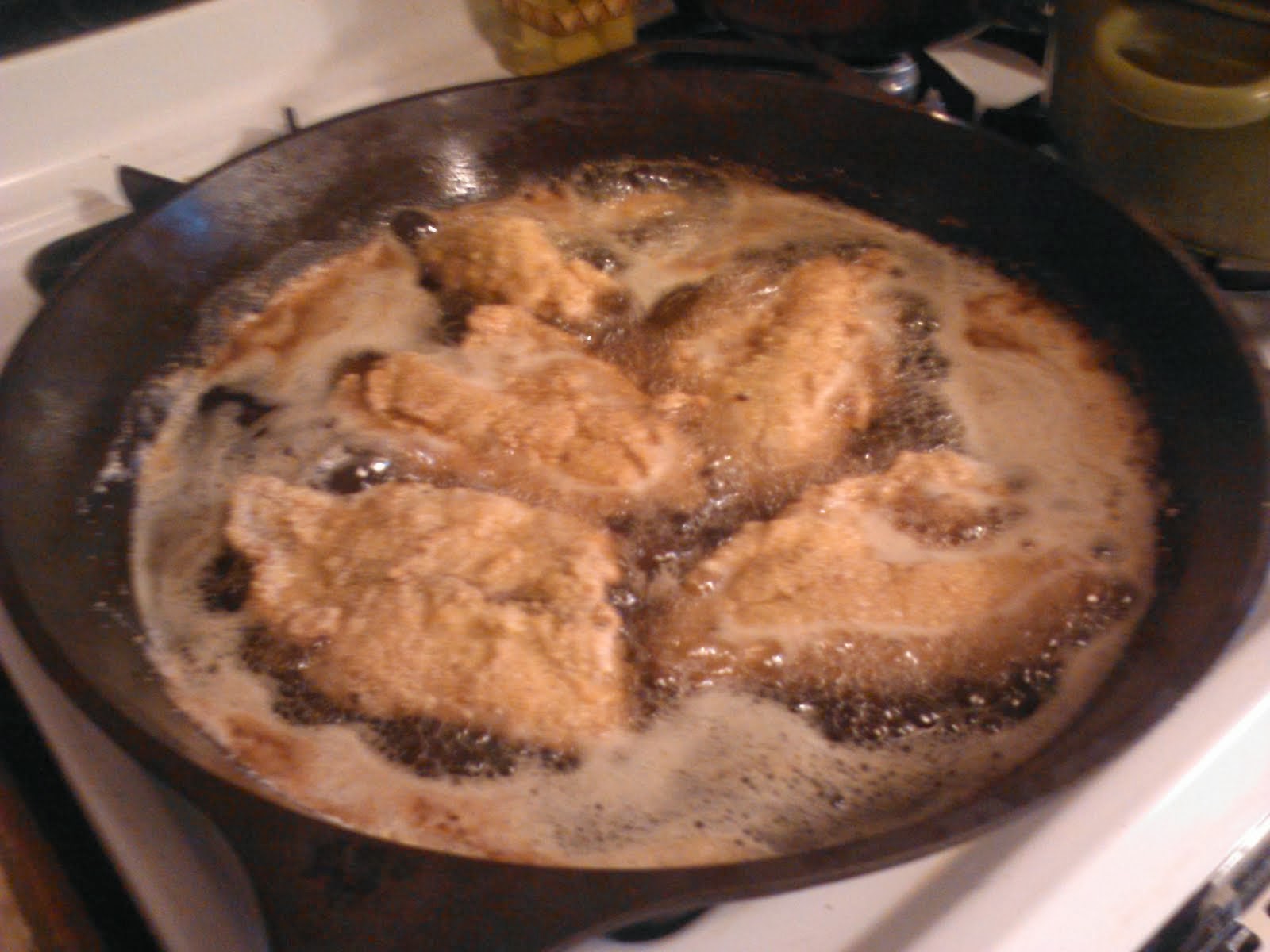 fish fry in the pan...yummo