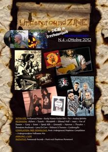 UndergroundZine 4 - Ottobre 2012 | TRUE PDF | Mensile | Musica | Rock | Metal
Webzine della provincia di Trento attiva dal 2009 che si occupa di:
- recensioni
- interviste
- live report