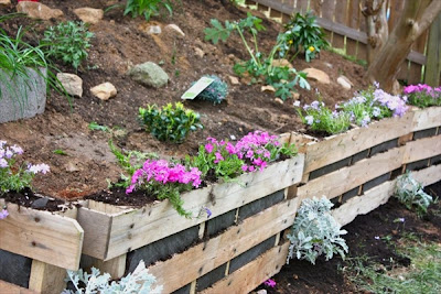 How to Shimmer Your Pallet Garden - Pallet Furniture