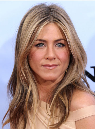 Vacation Hairstyles Jennifer Aniston Long Length Wavy Hairstyle