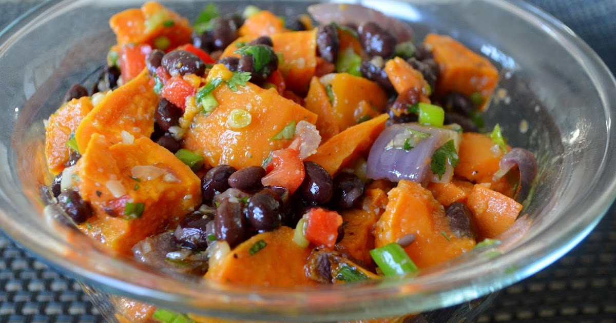 Roasted Sweet Potato and Black Bean Salad