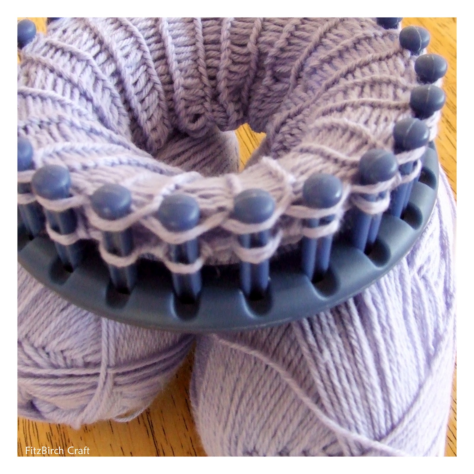 FitzBirch Crafts Knifty Loom Knit Leg Warmers