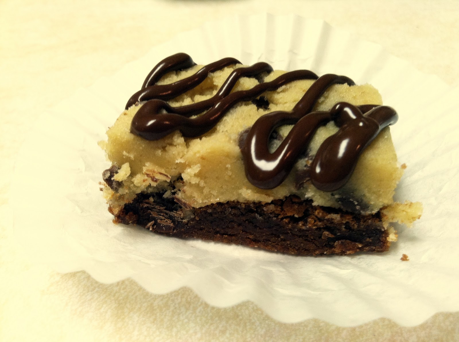 Sew Much To Say Chocolate Chip Cookie Dough Brownie Bars