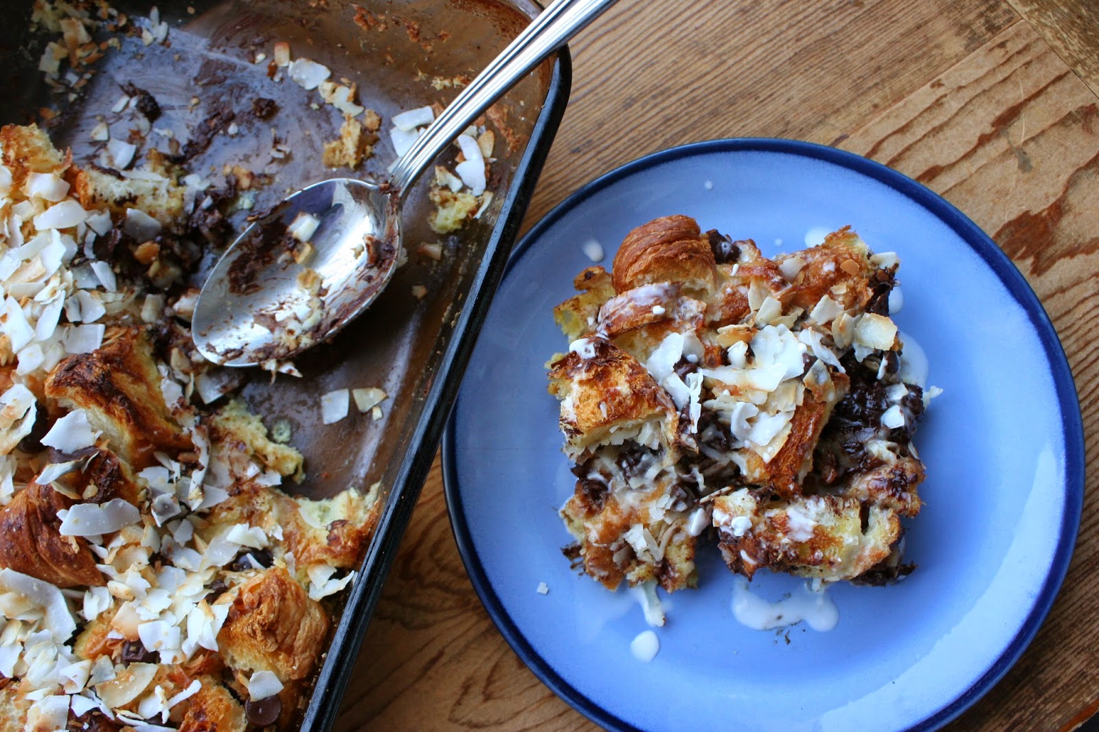 Sweet Luvin' In The Kitchen Chocolate Coconut Bread Pudding