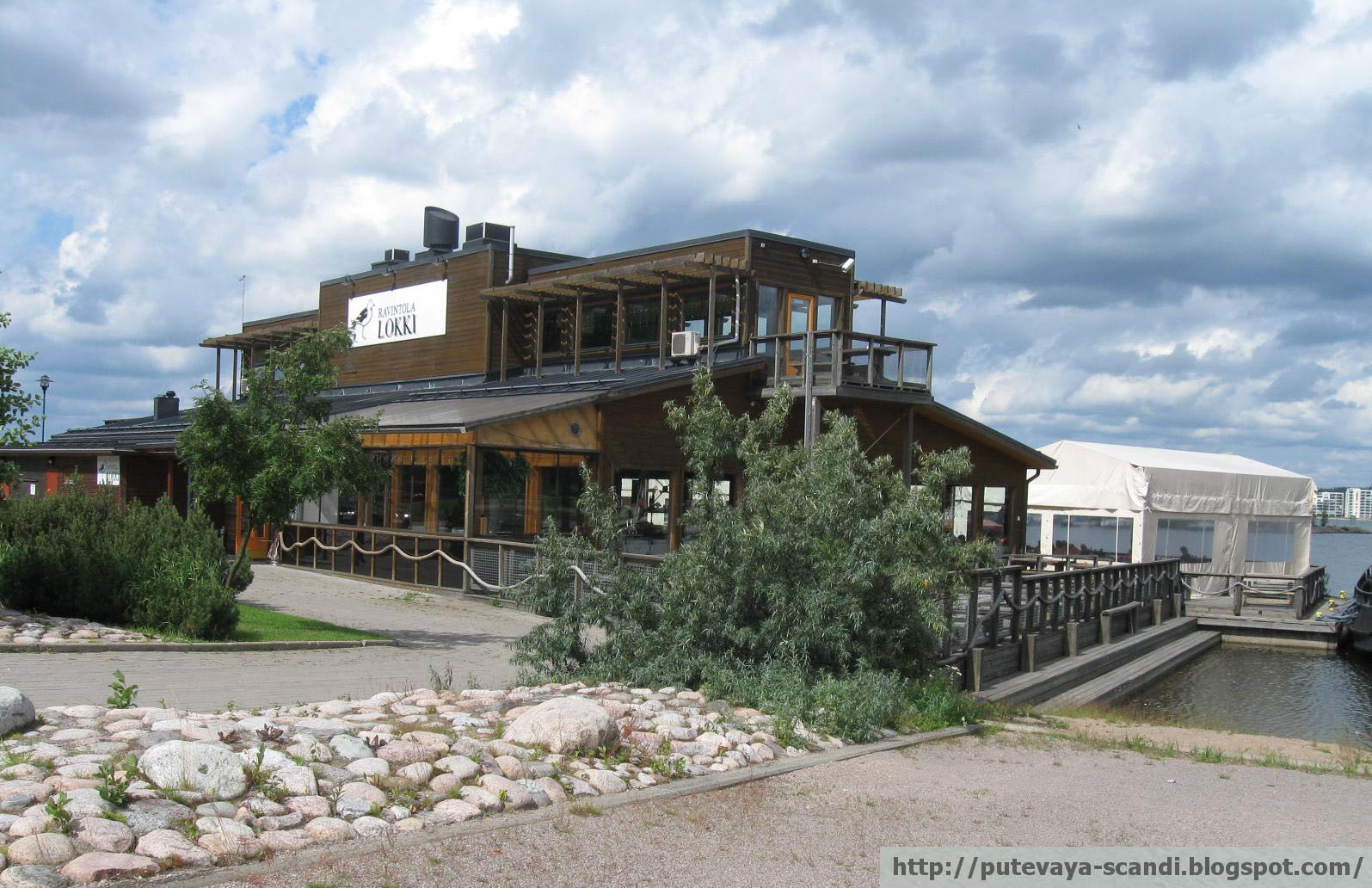 финский ресторан Lokki/"Чайка" в городе Лахти