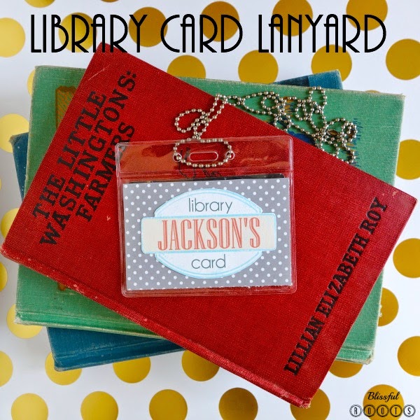 Library Card Lanyard @ Blissful Roots
