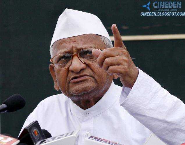 Namitha says Anna Hazare not Rastrapita Mohandas Karamchand Gandhi (Mahatma Gandhi)