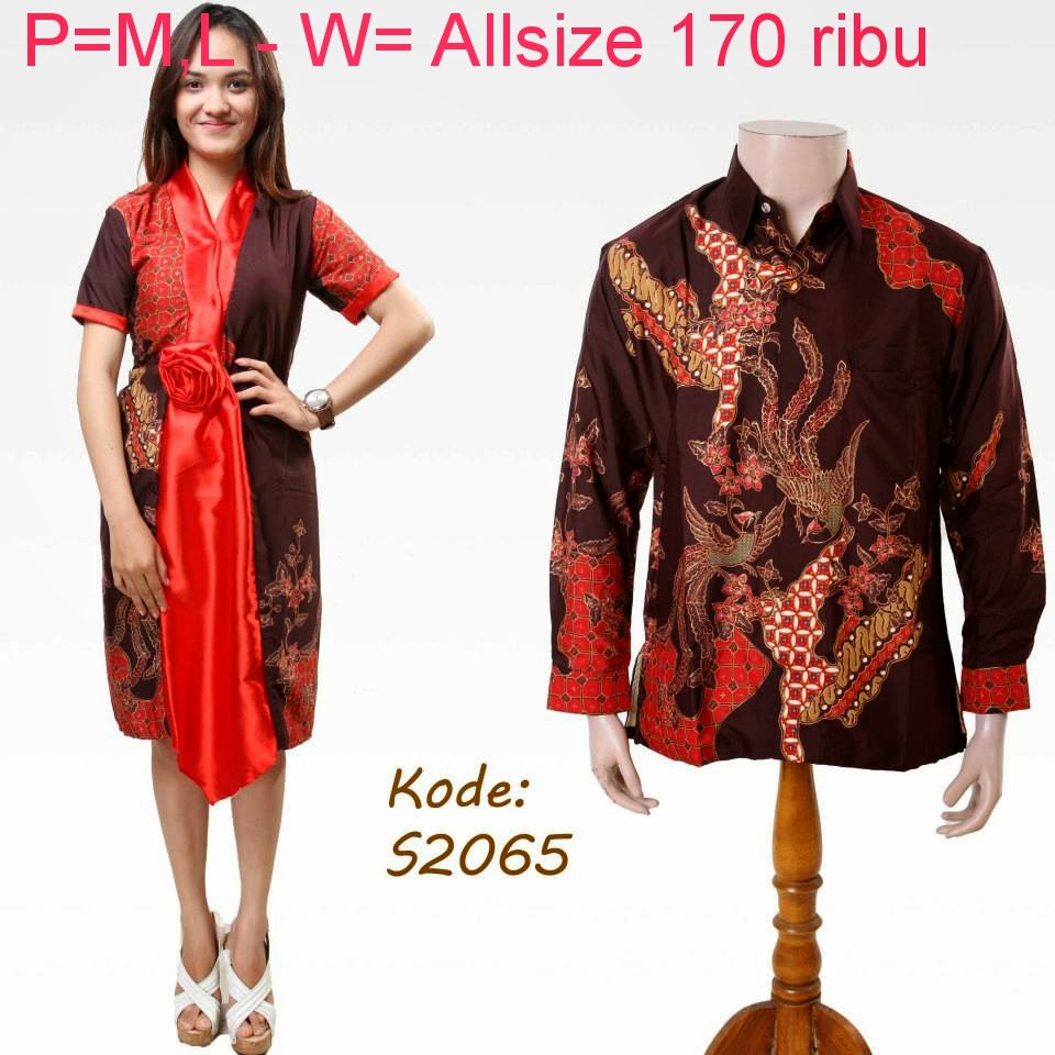 Baju Batik Pasangan Trendy Model Baju Batik baju batik pasangan trendy model baju batik