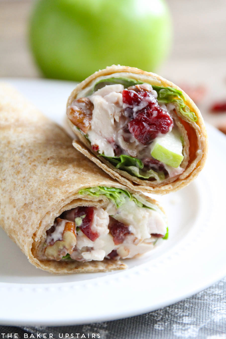 Apple Pecan Chicken Salad Wraps The Baker Upstairs
