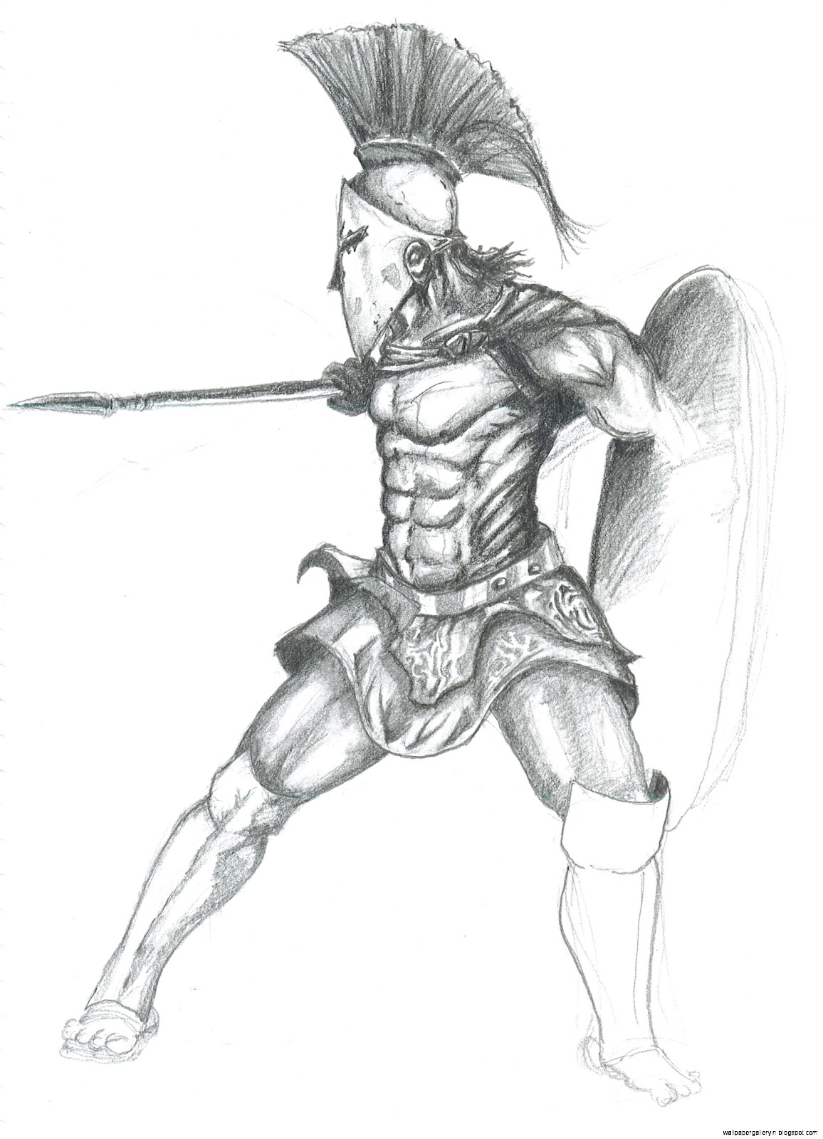 Spartan Warrior Tattoo Drawings Spartan Warrior Tattoo Drawings