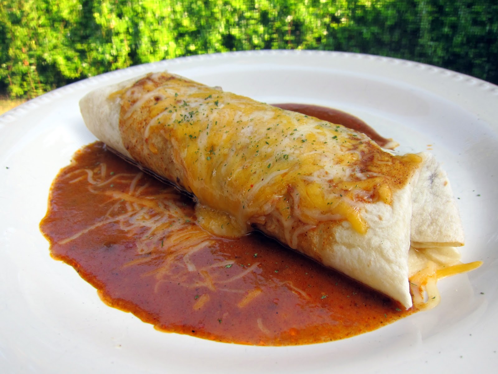 Chile Colorado Burritos {Slow Cooker} Plain Chicken