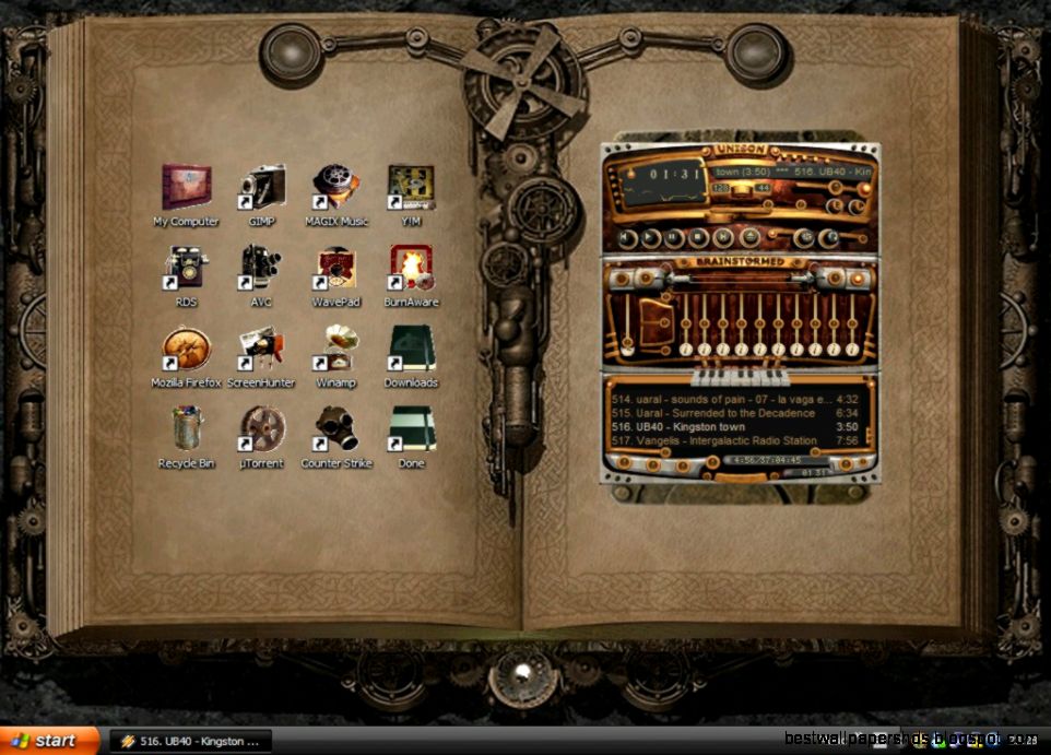 Steampunk desktop themes your screenshots Steampunk desktop themes your screenshots