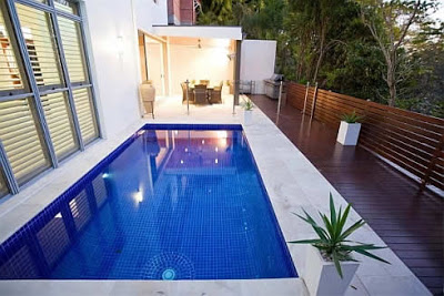 desain terbaru kolam renang untuk rumah minimalis - gambar