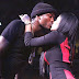 Nicki Minaj and Meek Mill show some PDA while performing on stage