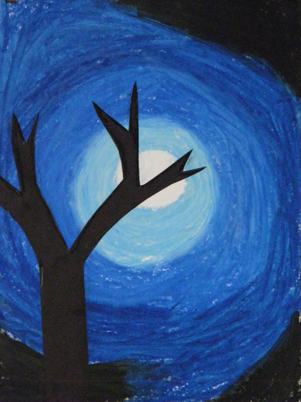 Eclectic Momma: Full Moon Art Project