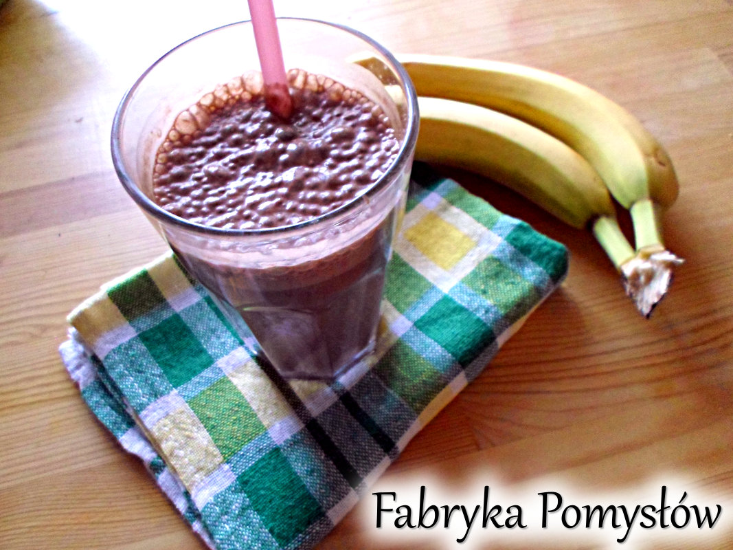 Fabryka Pomysłów Koktajl z banana i kakao/ Mleko bananowokakaowe