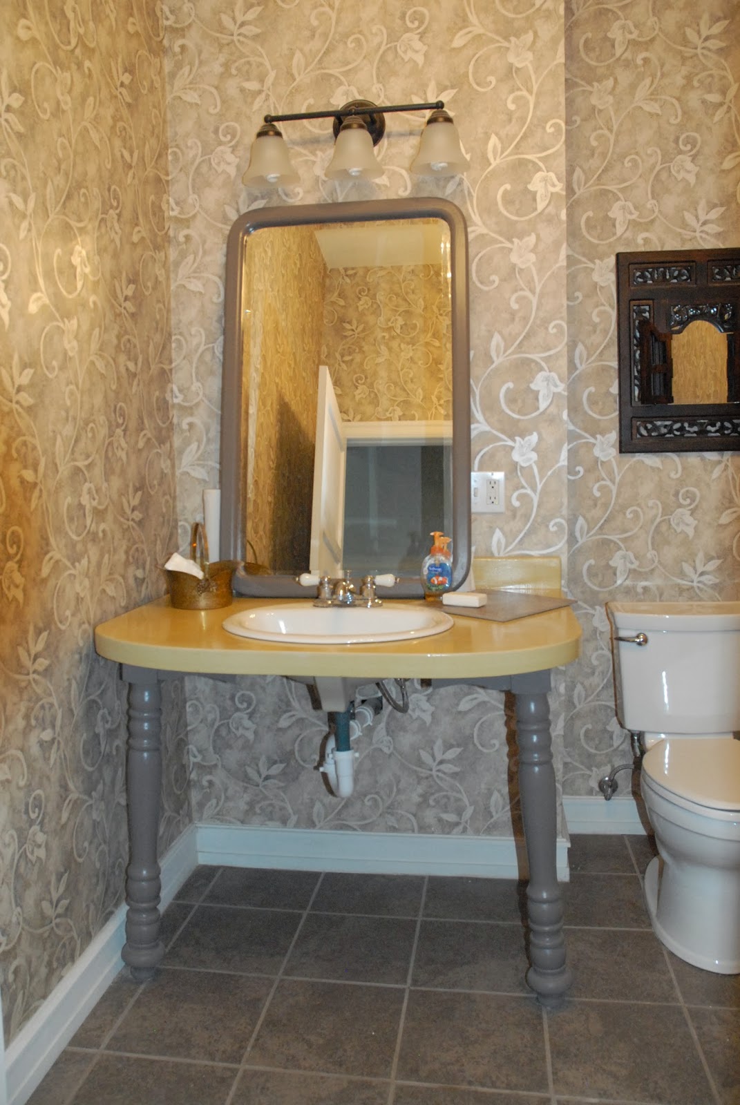 Our Old Church Vanities for the Half Baths