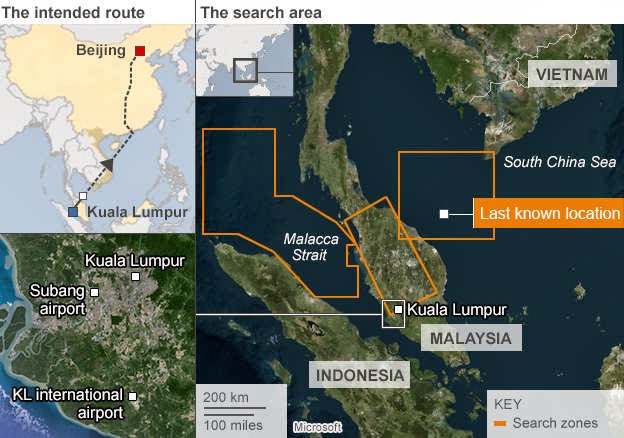 malaysia airlines missing flight
