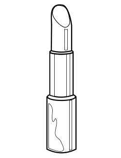 Free Lipsticks Coloring Pages