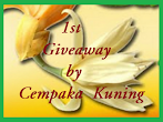 @17 july : 1st Giveaway by Cempaka Kuning
