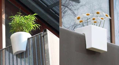 I.D.E.A: MACETAS DISEÑADAS PARA COLGAR EN LA BARANDILLA