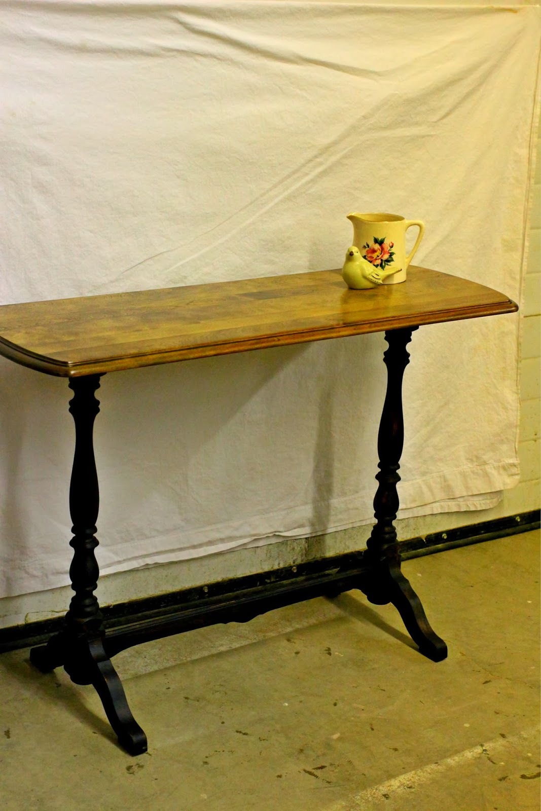 Laurel's Attic Black Vintage Sofa Table SOLD