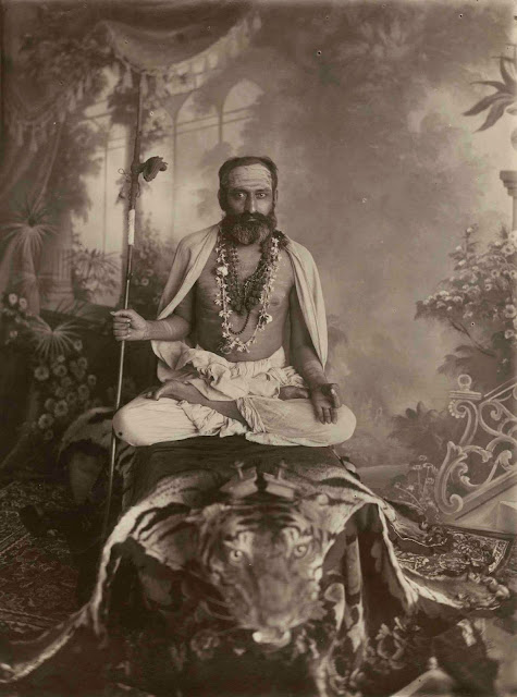 A Shaiva Yogi Seated on a Tiger Skin.