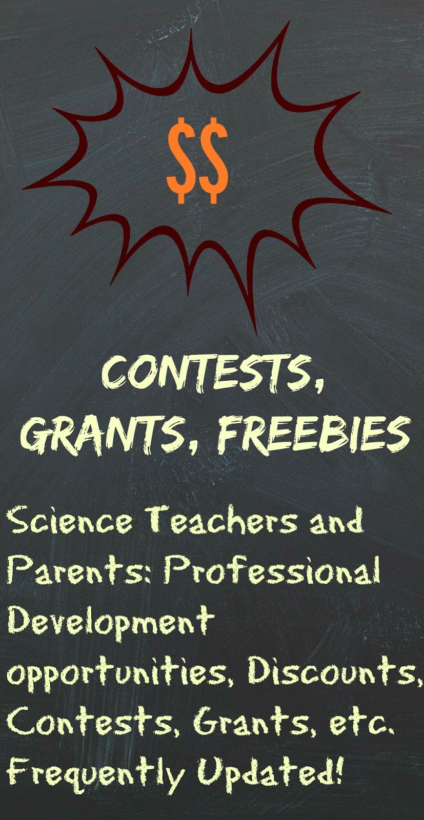 Share it! Science Contests, Grants, Freebies