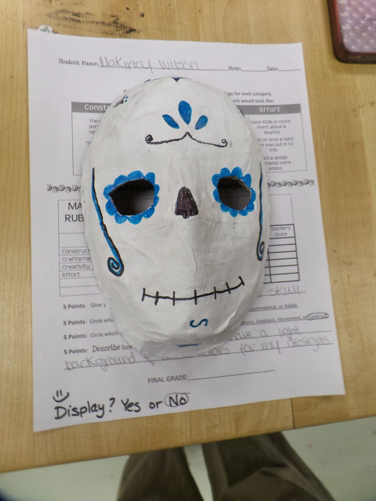 The smARTteacher Resource: 3D Paper Mache Day of the Dead Masks