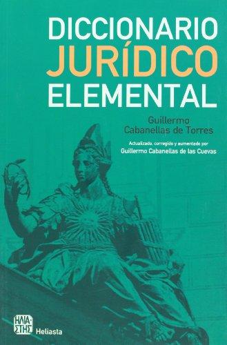 Diccionario Jurídico Elemental, Guillermo Cabanellas