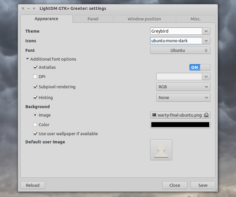 LightDM GTK+ Greeter Settings GUI  Upd8 Ubuntu / Linux blog