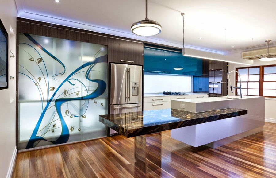 Ideas de islas para cocinas modernas para cocinas de gran diseño ...