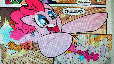 Pinkie is excited
