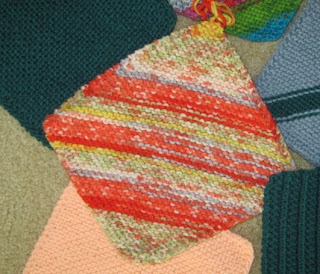 knitted square