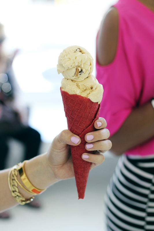 sprinkles ice cream in LA. Love TazaLove Taza