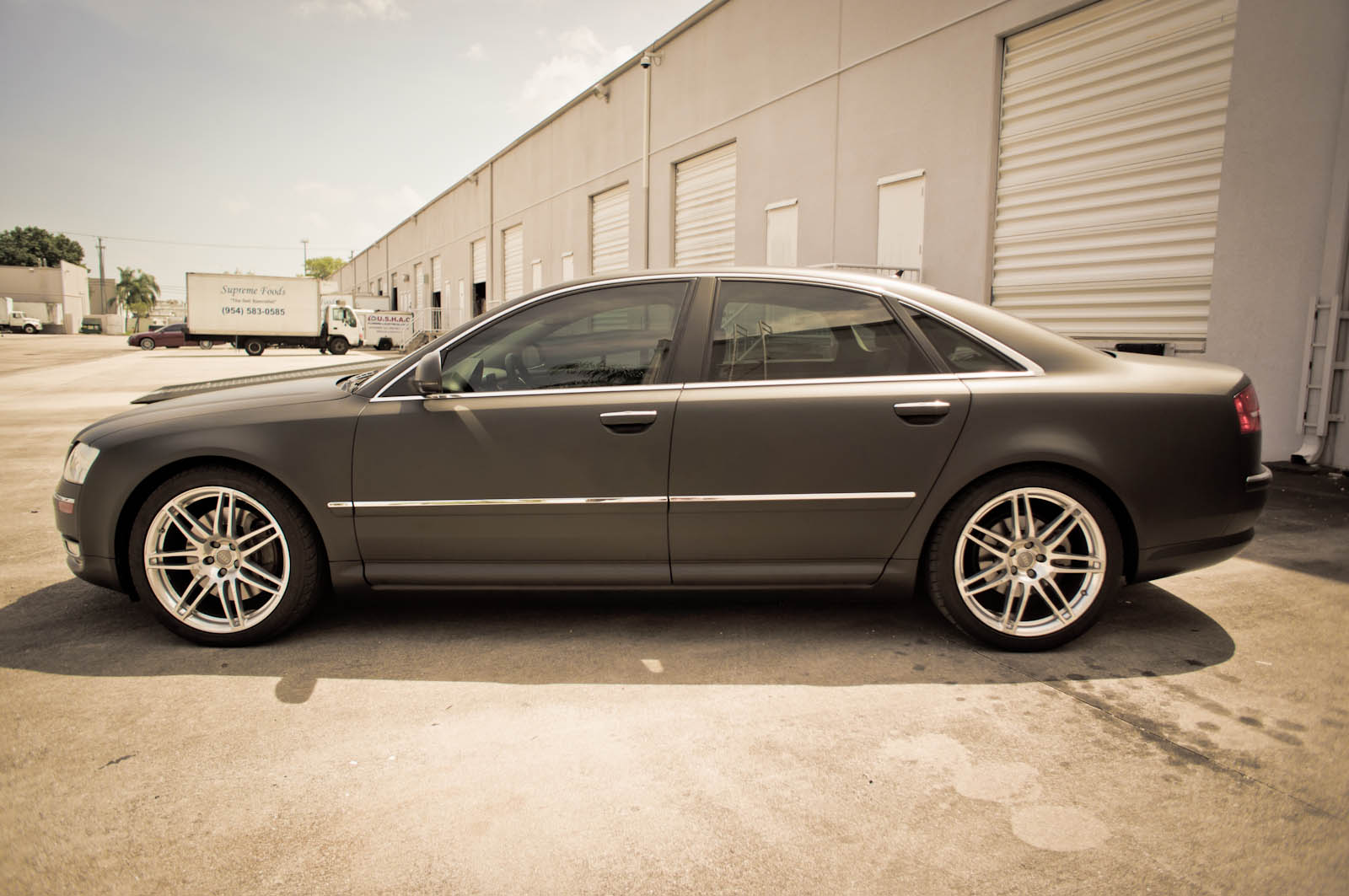 ... wraps car & vinyl truck lettering miami audi a8 matte black wallpaper