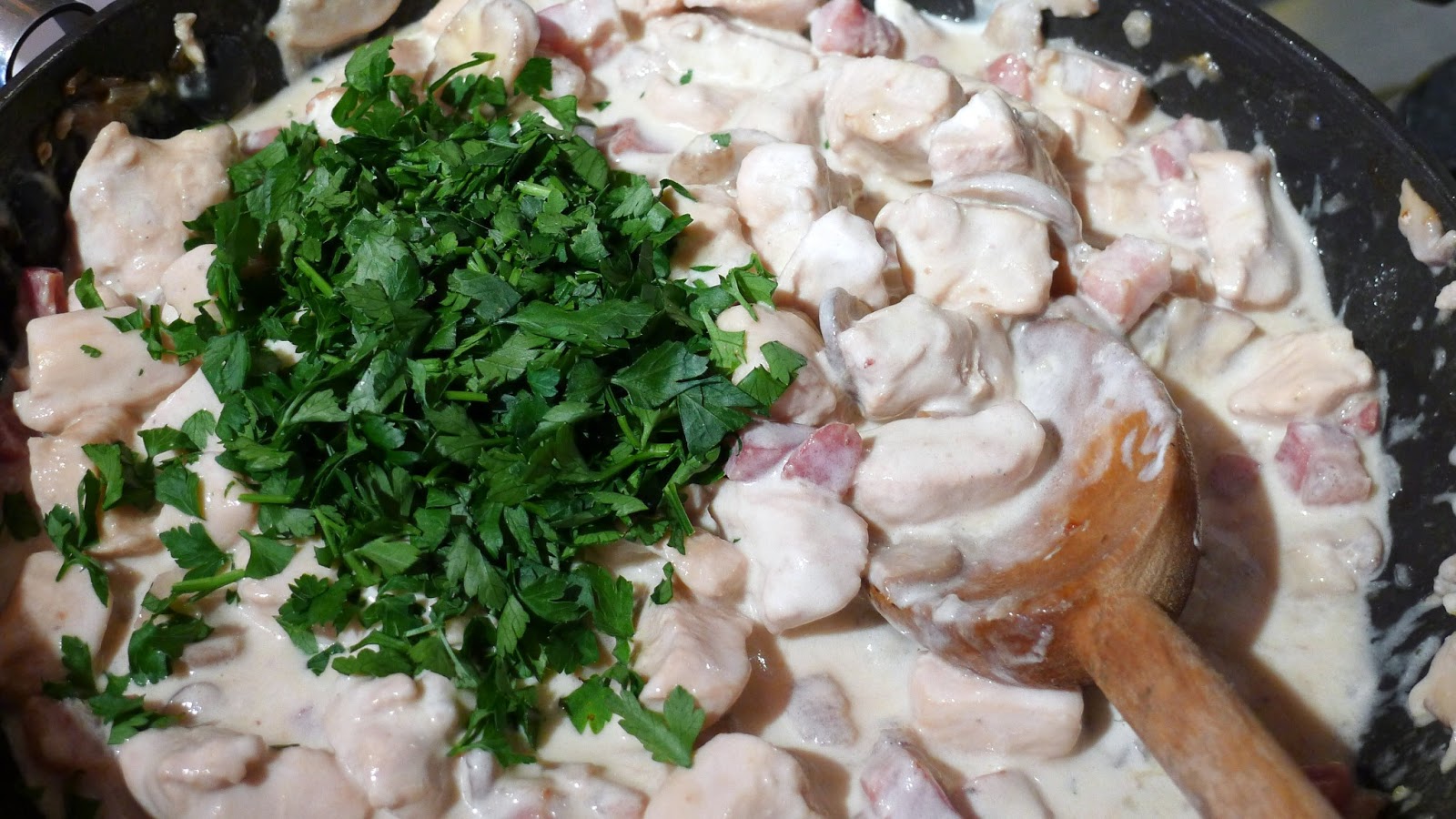 Culinary Adventures in London Chicken, Mushroom & Pancetta Filo Pie