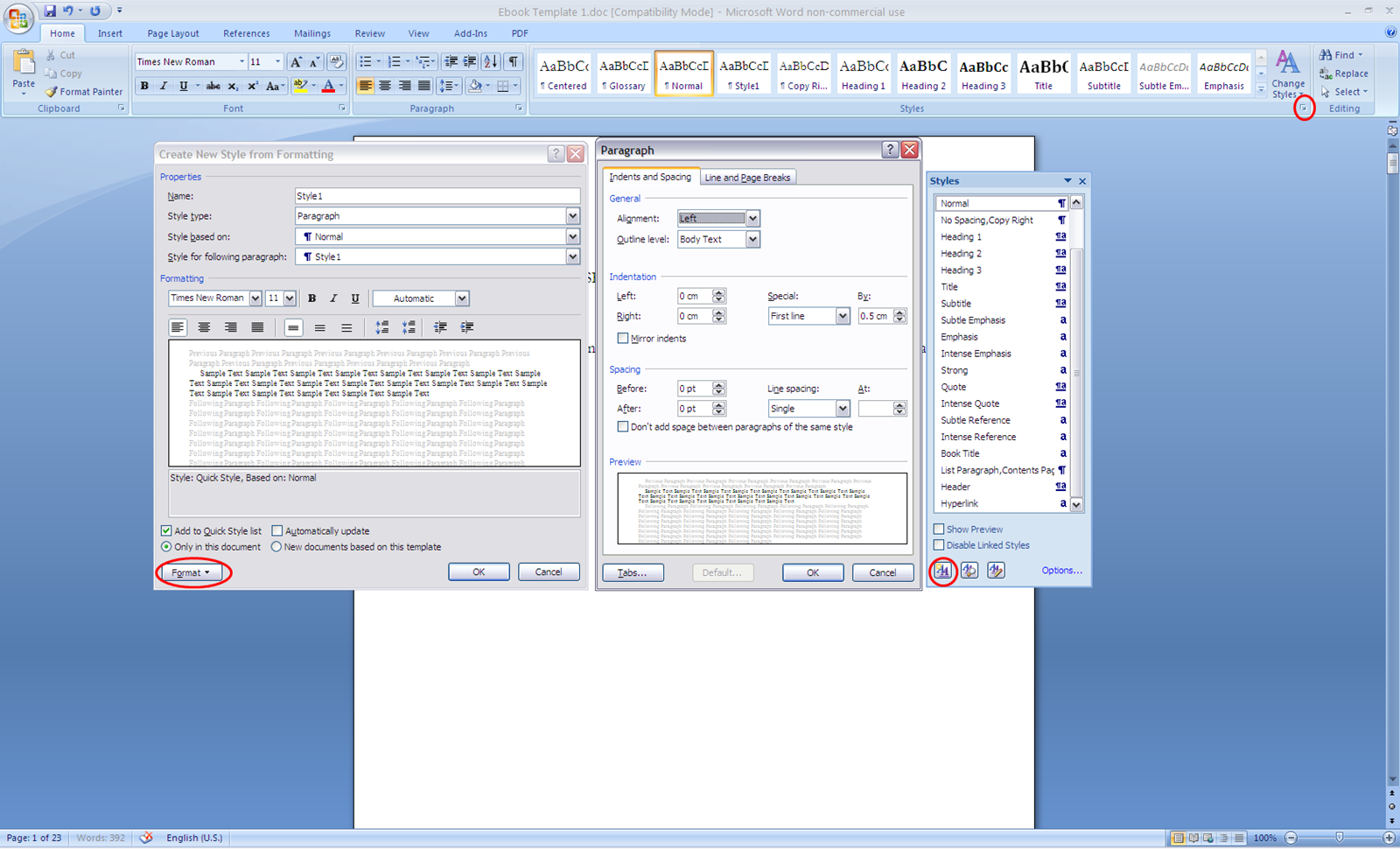 How to create an eBook using Microsoft Word S. E. Fearon