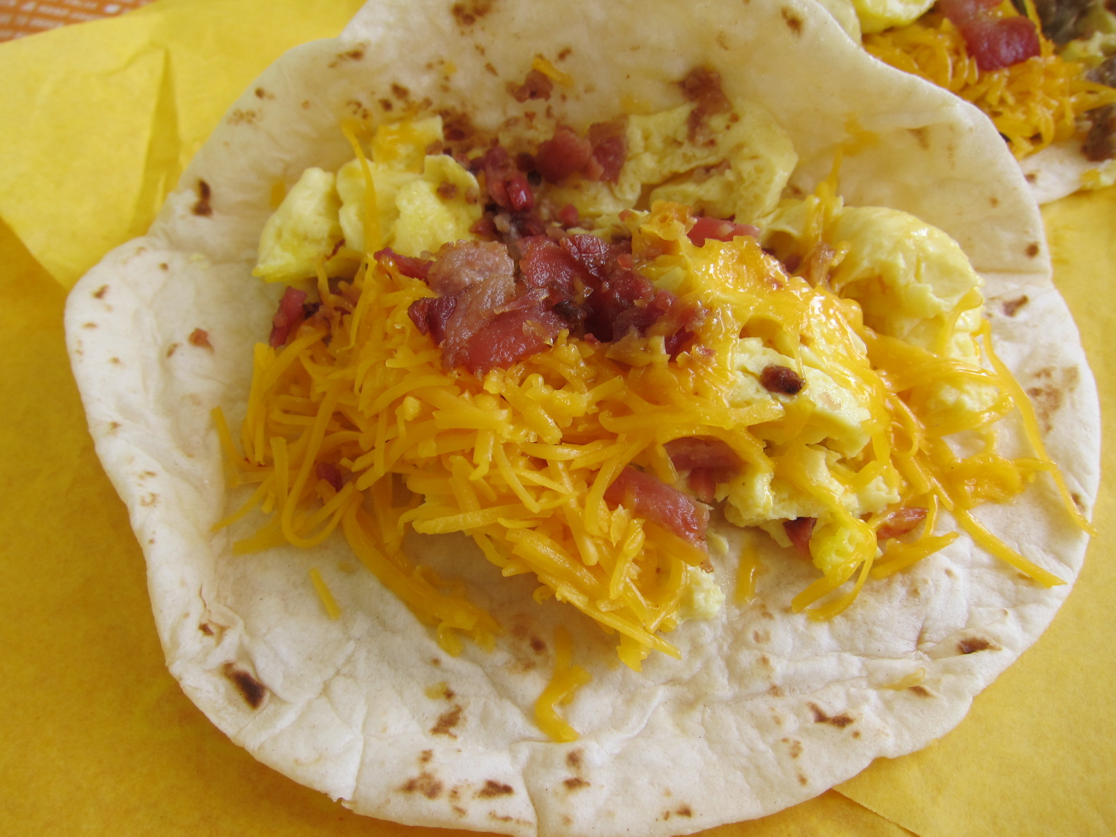 Review Del Taco Breakfast Tacos Brand Eating