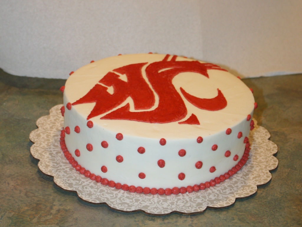 Party Cakes: Go Cougs! WSU Birthday Cake