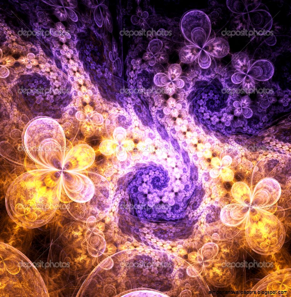 Shiny gold and violet fractal flowers digital artwork for Shiny gold and violet fractal flowers digital artwork for