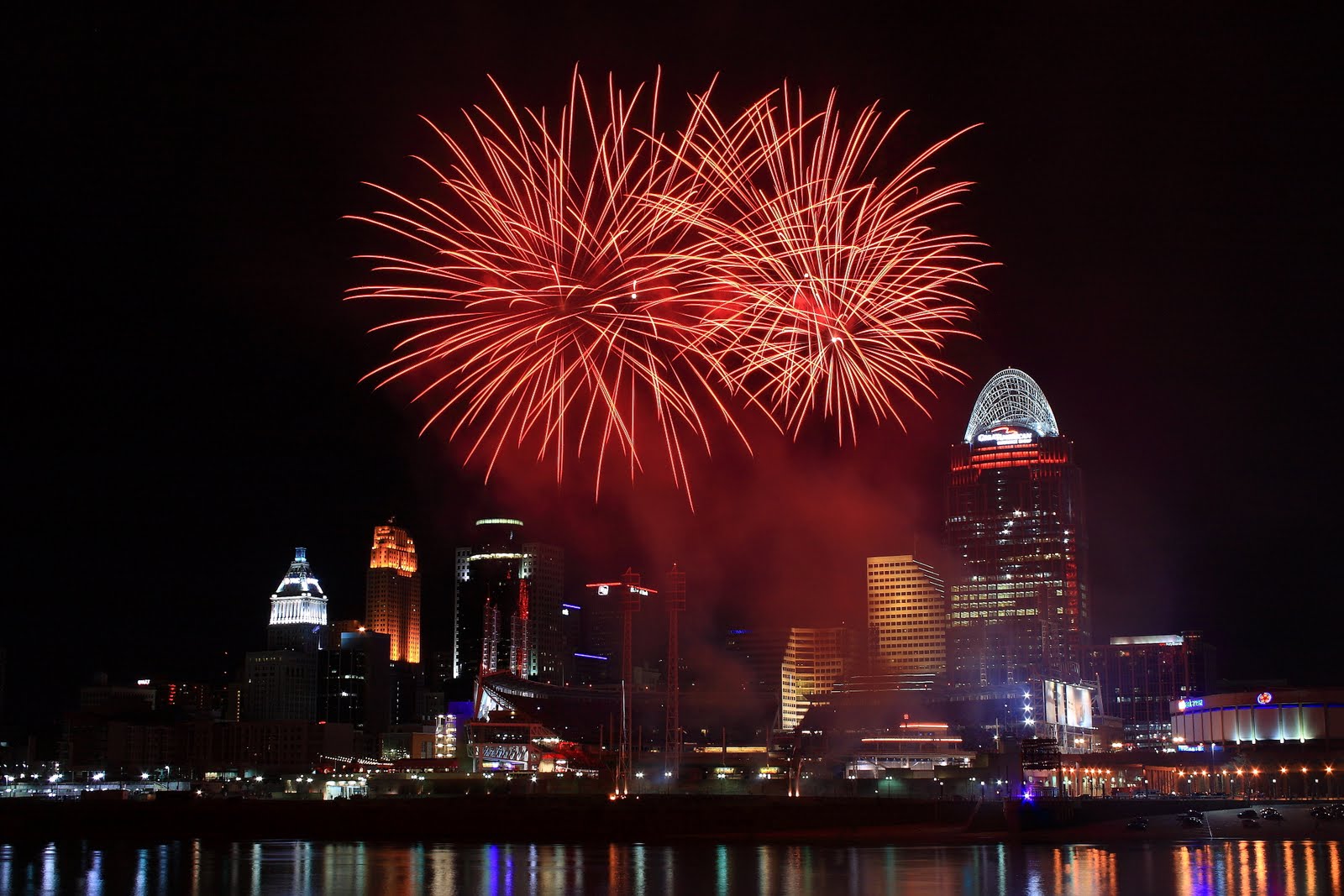 In and Around Northern Kentucky Cincinnati Reds Night Opener Fireworks
