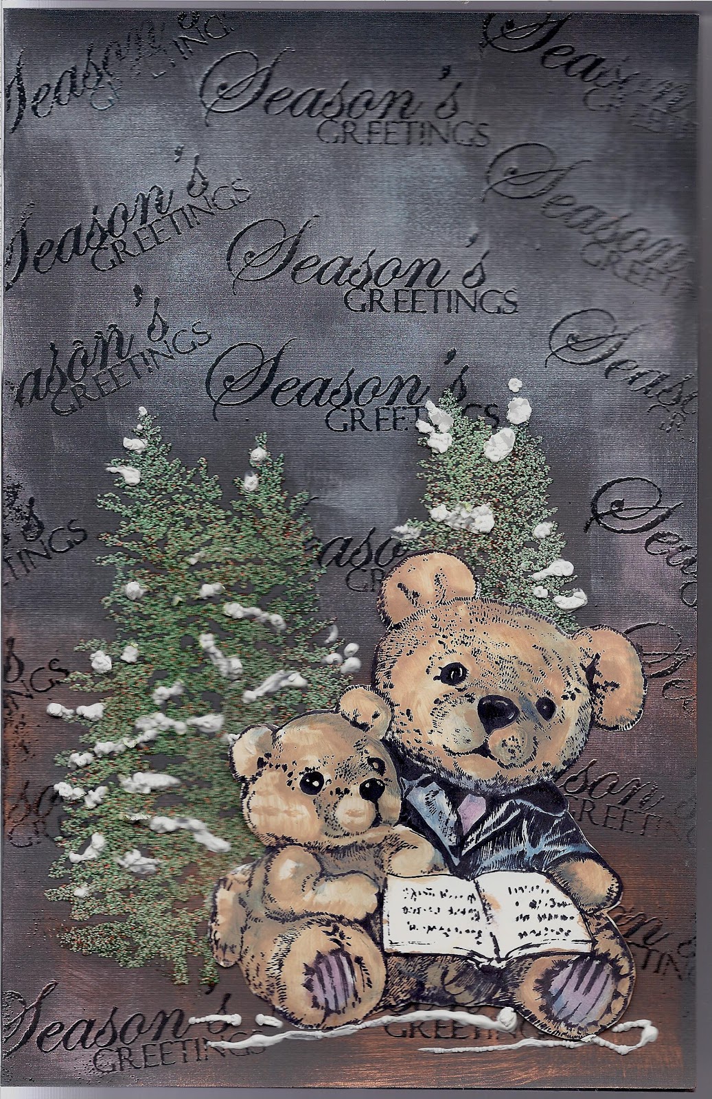 Teddy Bear Holiday Card