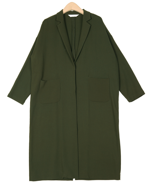 [Stylenanda] Natural Chic TwoPocket Coat KSTYLICK Latest Korean