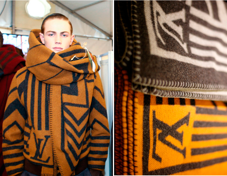 Louis Vuitton Scarf (Blanket)  Mens fashion week street style