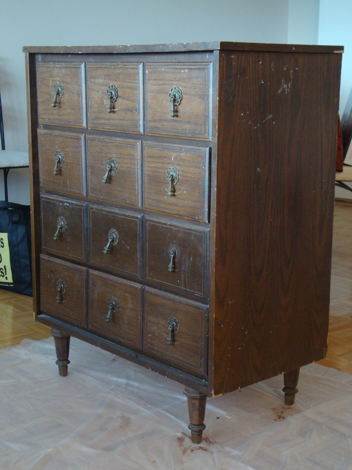 Honey Sweet Home Before and After A Goodwill Dresser Makeover!