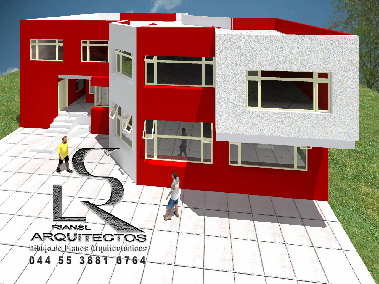 Diseños Arquitectónicos 3d de Casa Habitación,Maqueta virtual de Casa