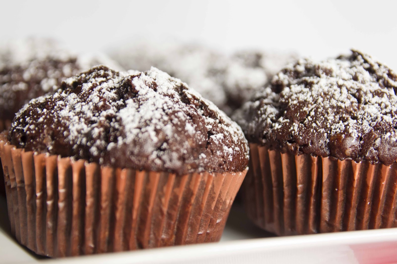 Muffin Galaxy MUFFINS VEGANOS DE CHOCOLATE Y PLÁTANO